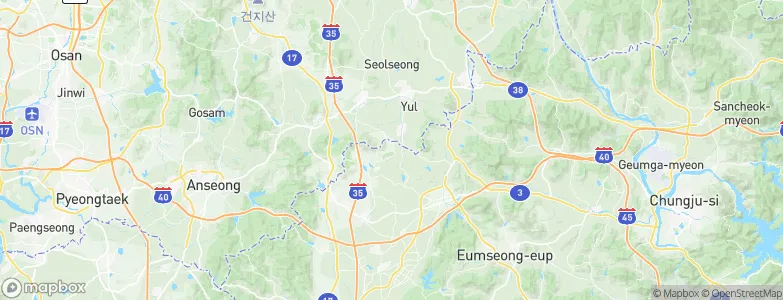 Anteo, South Korea Map