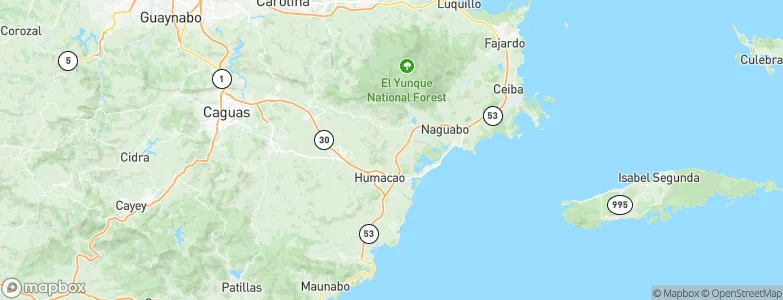 Antón Ruiz, Puerto Rico Map