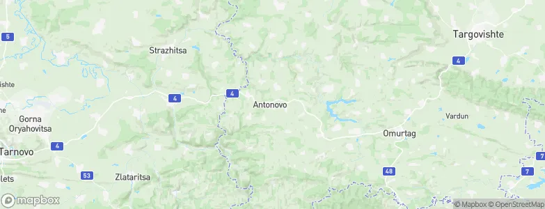 Antonovo, Bulgaria Map