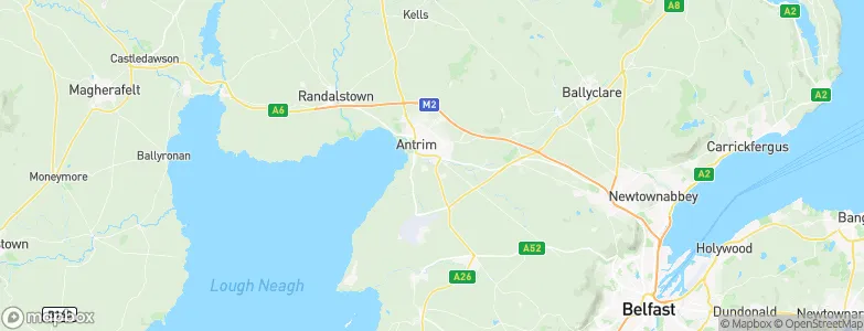 Antrim, United Kingdom Map