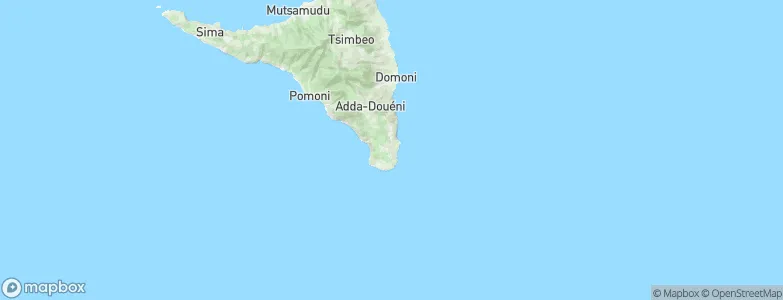 Antsahé, Comoros Map