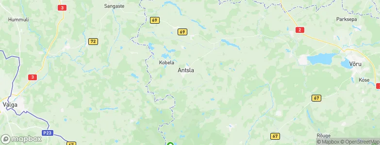Antsla, Estonia Map