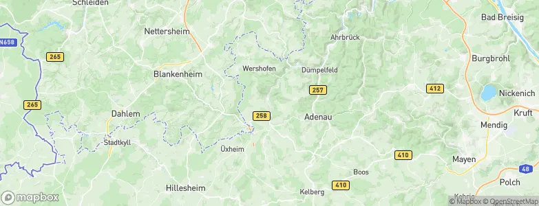 Antweiler, Germany Map