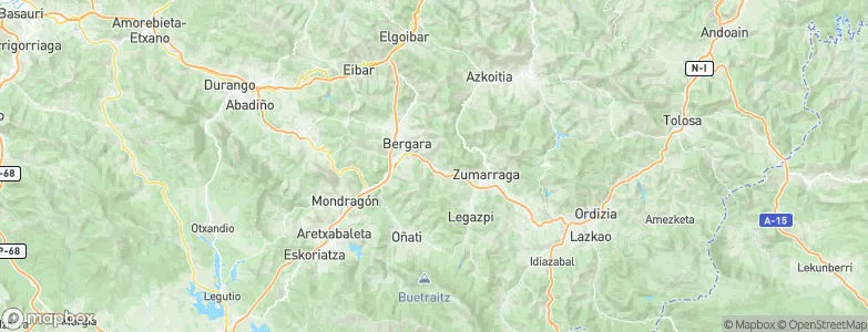 Antzuola, Spain Map