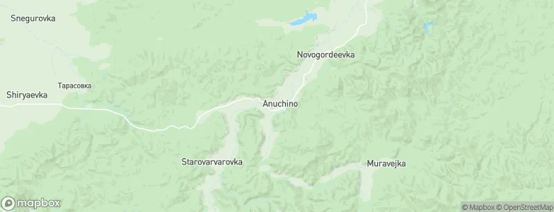 Anuchino, Russia Map