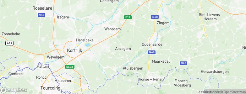 Anzegem, Belgium Map