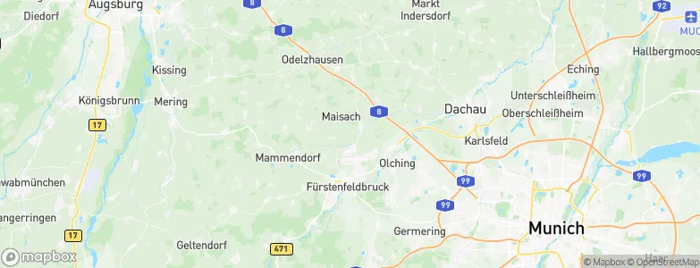 Anzhofen, Germany Map