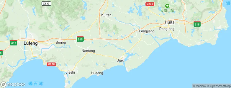Aojiang, China Map