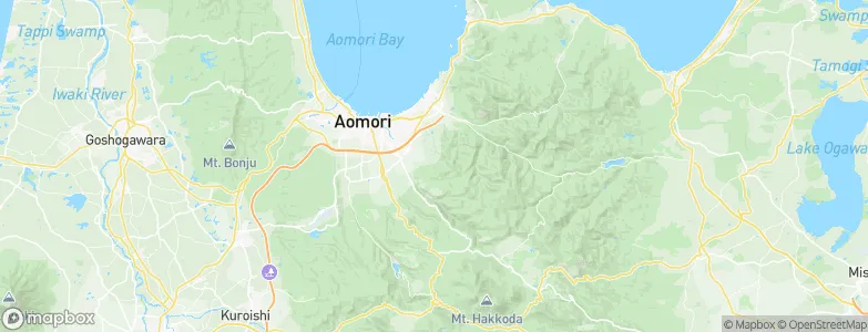 Aomori, Japan Map