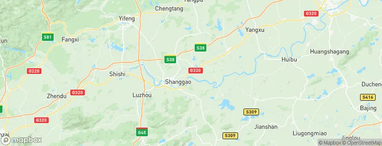 Aoshan, China Map