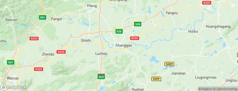Aoyang, China Map