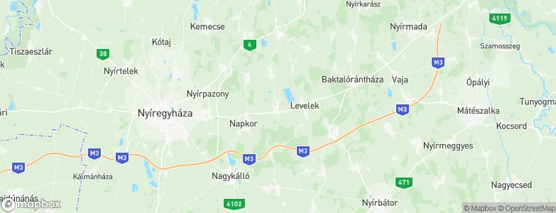 Apagy, Hungary Map