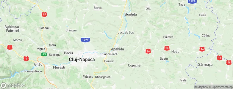 Apahida, Romania Map