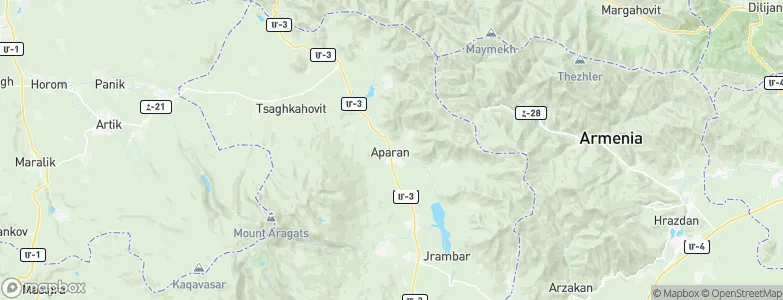 Aparan, Armenia Map