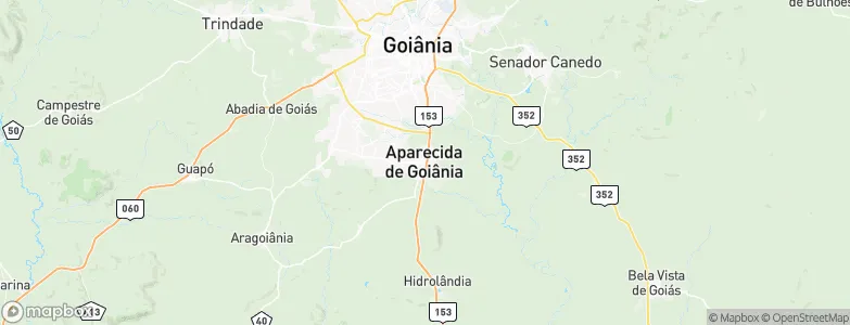 Aparecida de Goiânia, Brazil Map