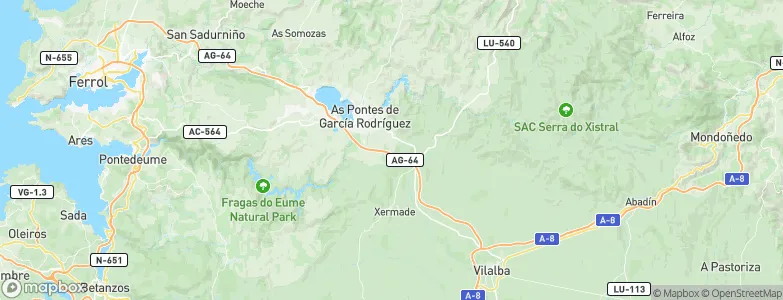 Aparral, Spain Map