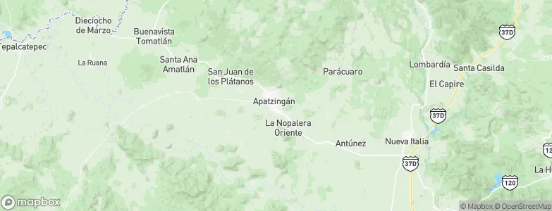 Apatzingán, Mexico Map
