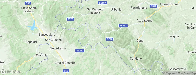 Apecchio, Italy Map