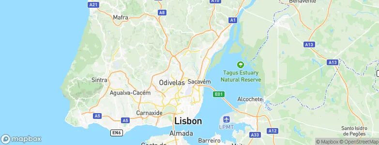Apelação, Portugal Map