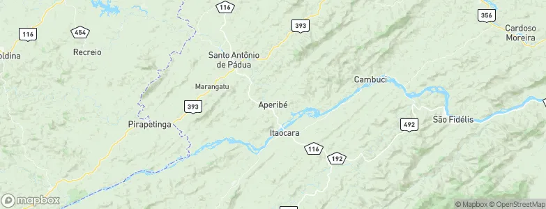 Aperibé, Brazil Map