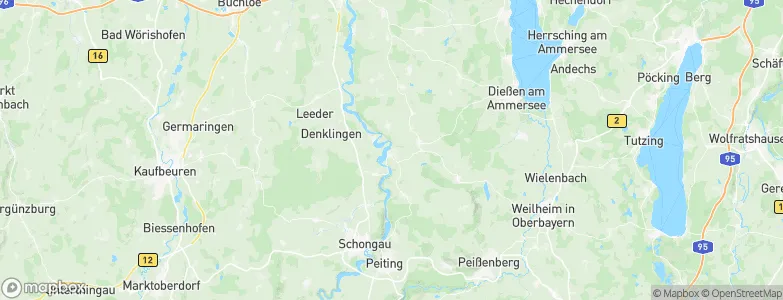 Apfeldorf, Germany Map