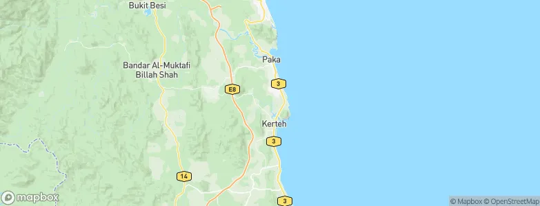 Api Rokok, Malaysia Map