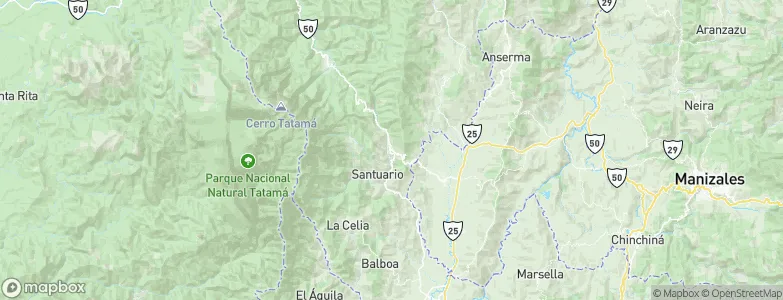 Apía, Colombia Map