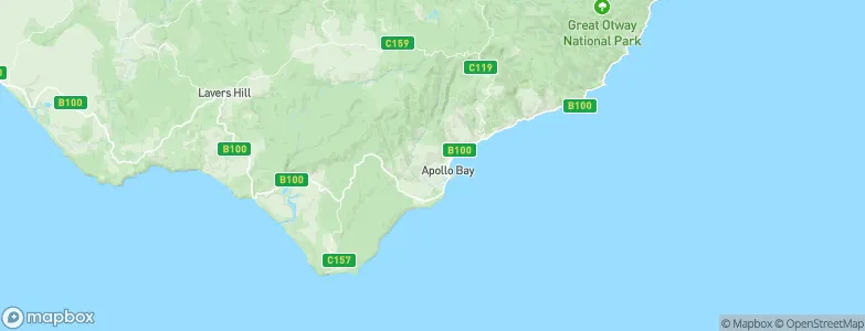 Apollo Bay, Australia Map