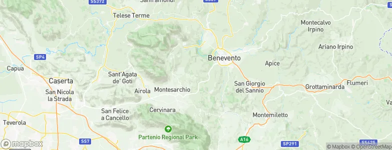 Apollosa, Italy Map