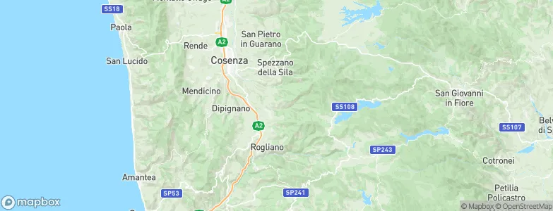 Aprigliano, Italy Map