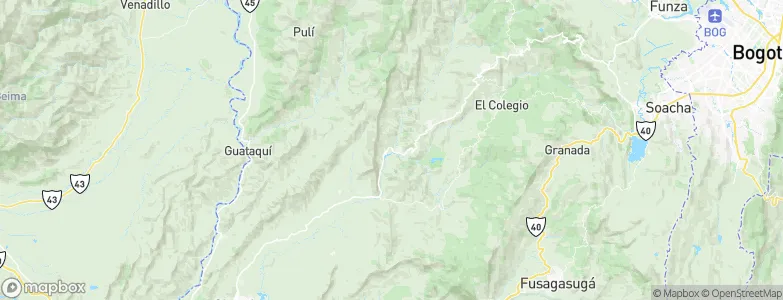 Apulo, Colombia Map
