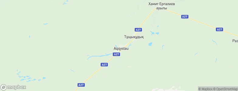 Aqqystau, Kazakhstan Map