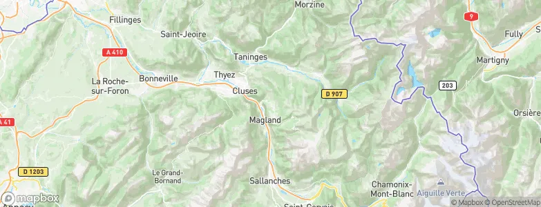 Arâches-la-Frasse, France Map