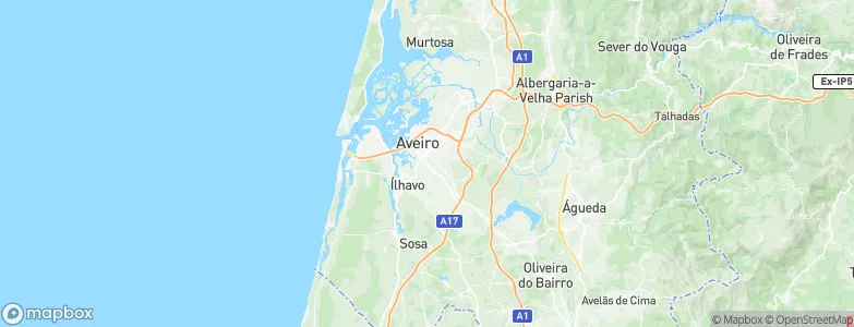 Aradas, Portugal Map