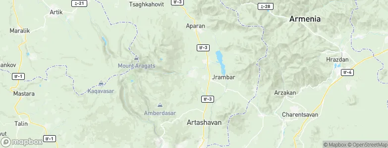 Aragats, Armenia Map