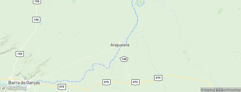 Araguaiana, Brazil Map