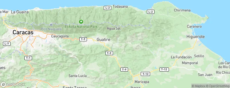 Araira, Venezuela Map