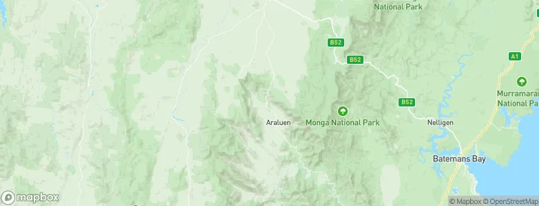 Araluen, Australia Map