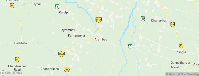Arāmbāgh, India Map