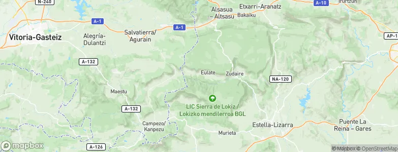 Aranarache / Aranaratxe, Spain Map