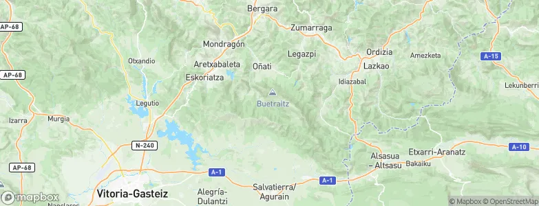 Arantzazu, Spain Map