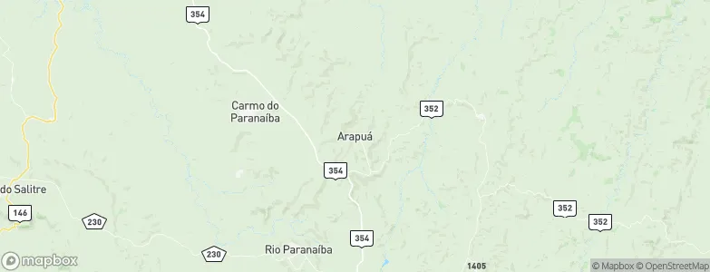 Arapuá, Brazil Map