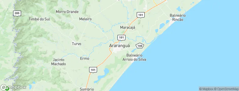 Araranguá, Brazil Map