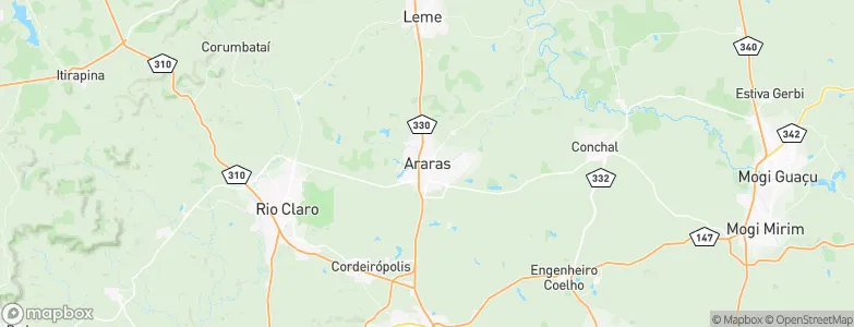 Araras, Brazil Map