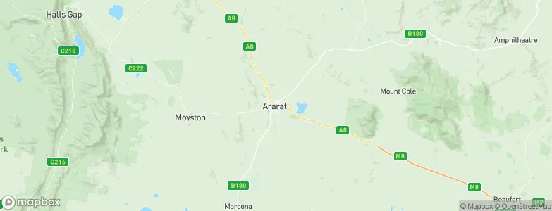 Ararat, Australia Map