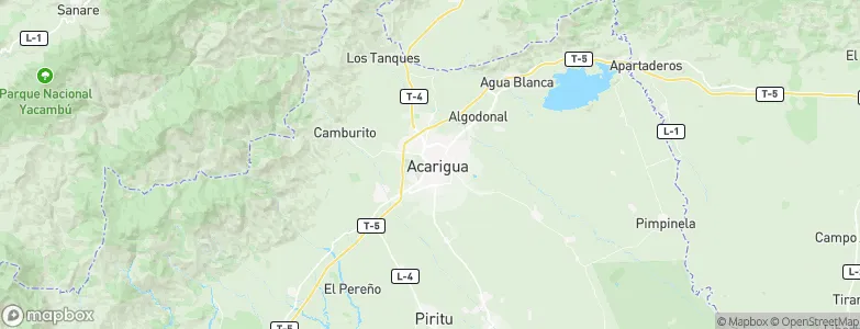 Araure, Venezuela Map