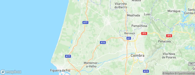 Arazede, Portugal Map