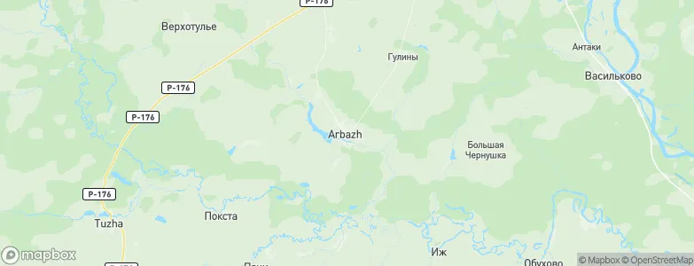 Arbazh, Russia Map