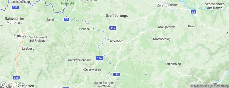 Arbesbach, Austria Map
