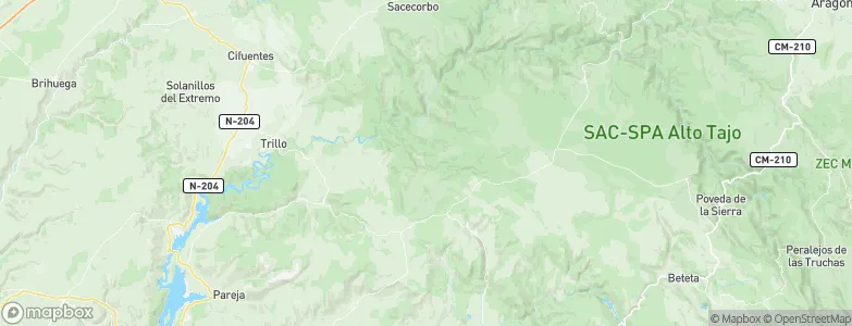 Arbeteta, Spain Map